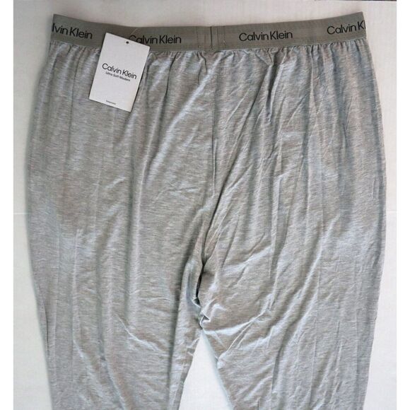 Calvin Klein NM2235 050 Men Sz M Gray Heather Ultra-Soft Modern Lounge Joggers - Picture 6 of 13